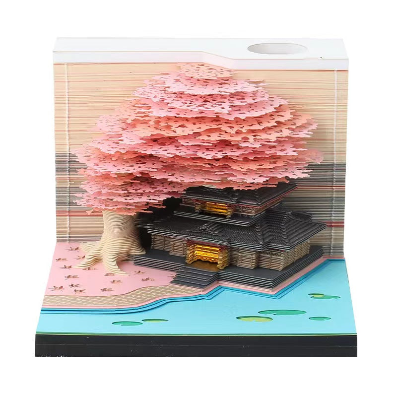 Handcrafted Japanese temple Omoshiroi Post it-AstyleStore