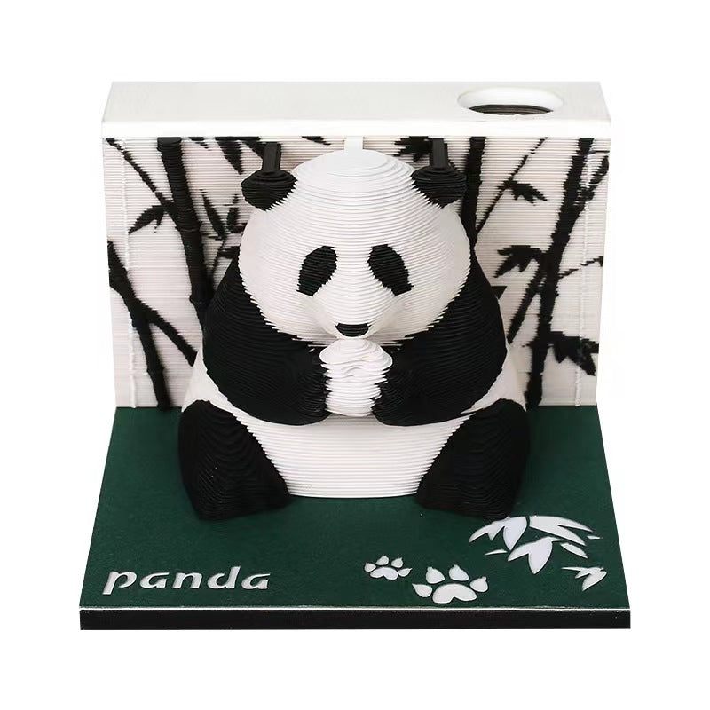 Handcrafted Panda Omoshiroi Post it-AstyleStore