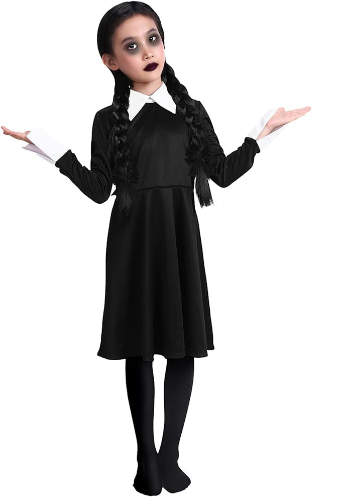 Halloween Costume Wednesday Addams-AstyleStore