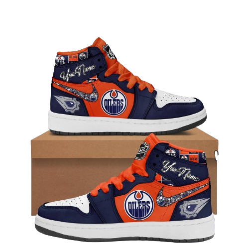 Sneakers - Edmonton Oilers NHL Custom Name J1