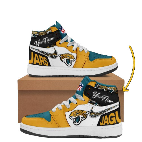 Sneakers - Jacksonville Jaguars Custom Name J1