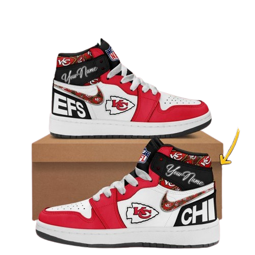 Sneakers - Kansas City Chiefs custom name J1
