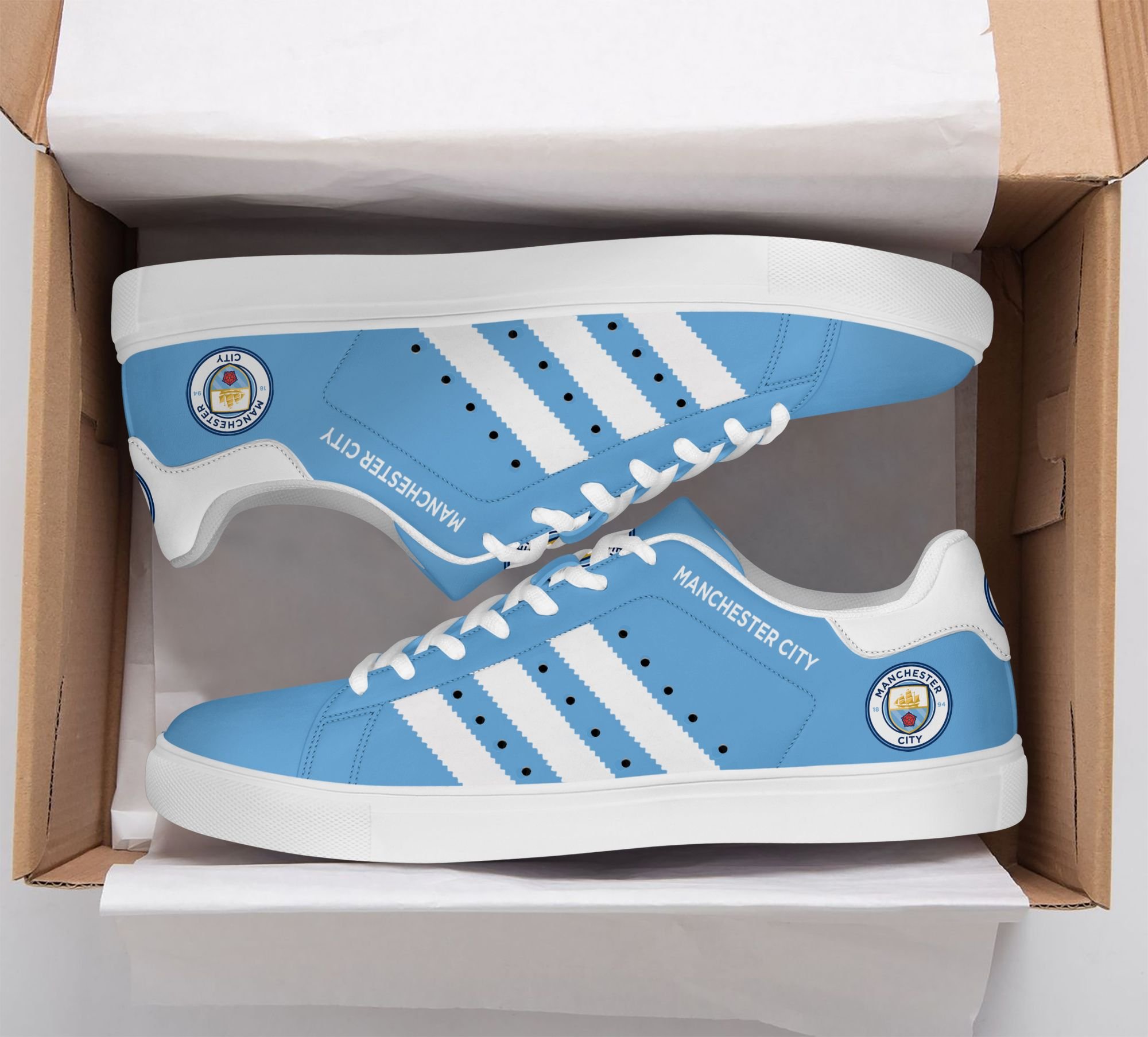 Sneakers - Football team FC Manchester City Skate