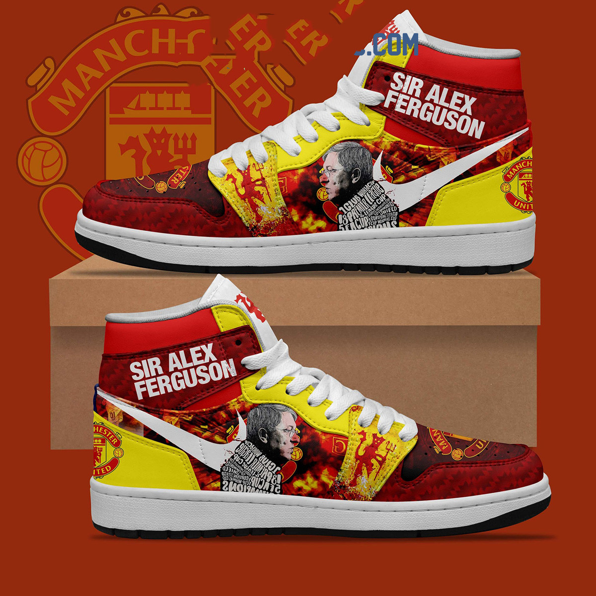Sneakers - Manchester United Sir Alex Ferguson J1