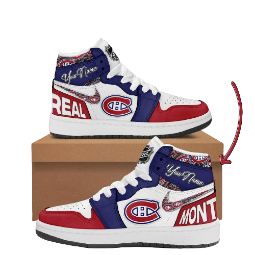 Sneakers - Montreal Canadiens NHL Custom Name J1