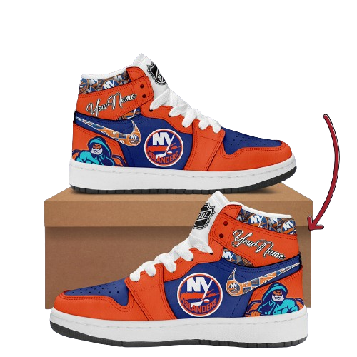 Sneakers - New York Islanders NHL Custom Name J1
