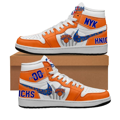 Sneakers - New York Knicks NBA Custom Name J1