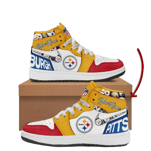 Sneakers - Pittsburgh Steelers Custom Name J1