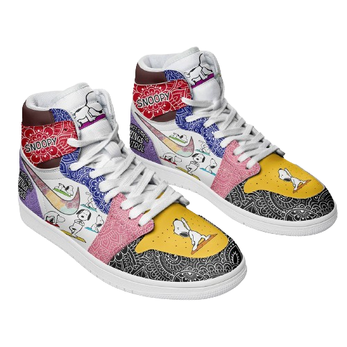 Sneakers - Snoopy Today I Will Not Stress Over Things I Can’t Control J1