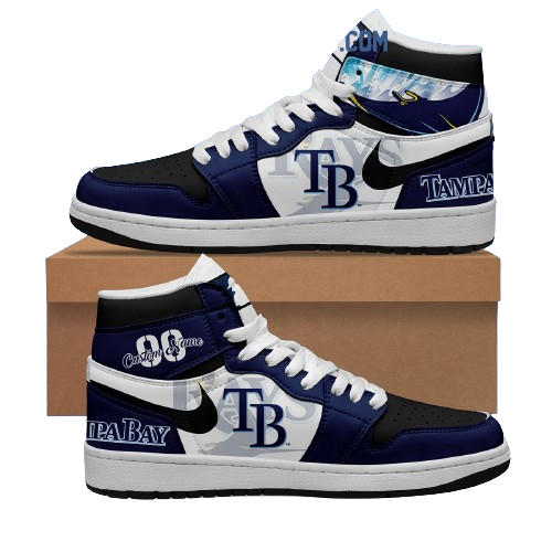 Sneakers - Tampa Bay Rays MLB Custom Name J1