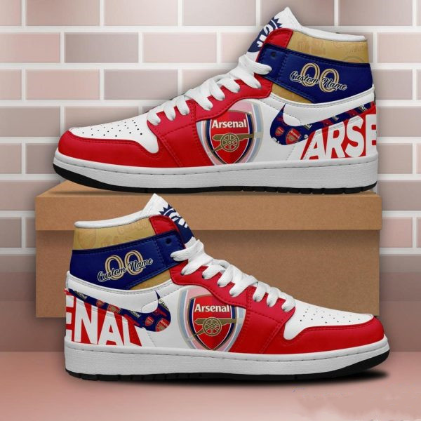 Sneakers - Football team FC Arsenal custom name J1