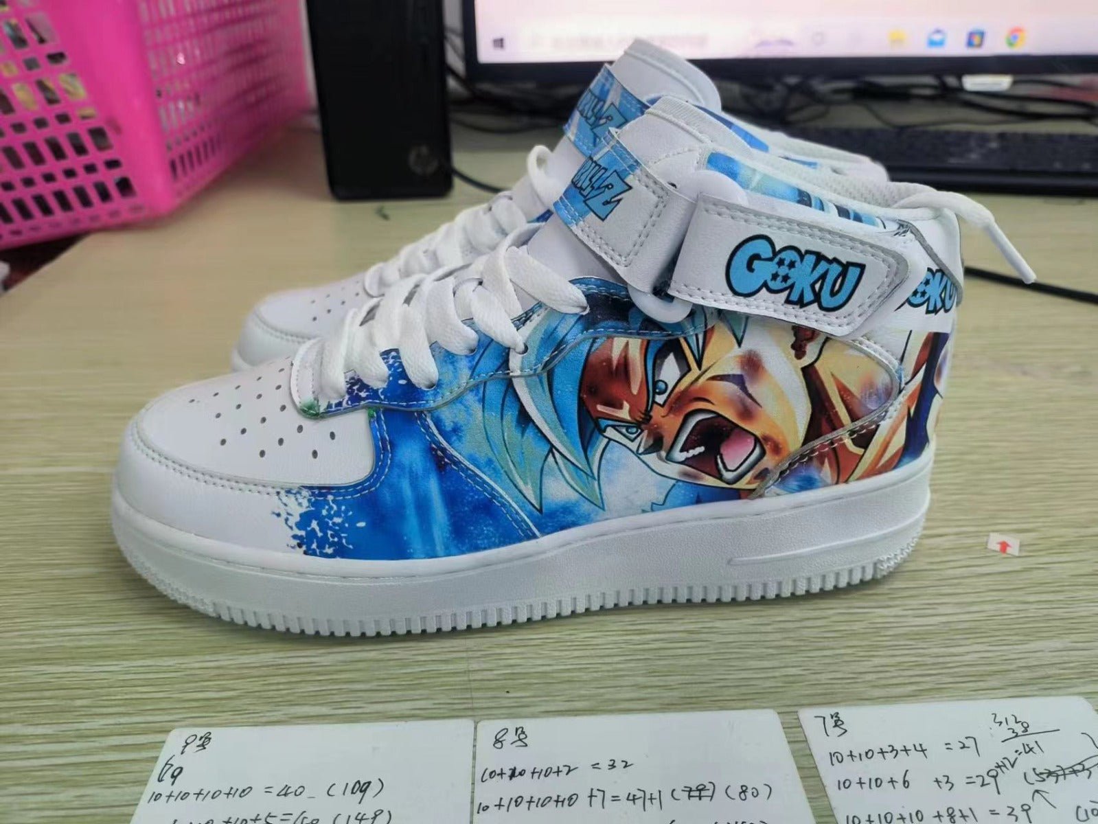 Chaussures - Dragon ball Goku Bleu M1-AstyleStore