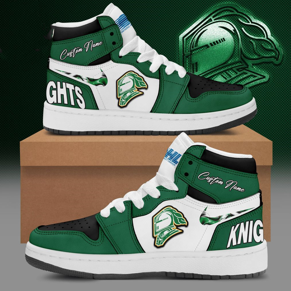 Sneakers - Custom Name OHL London Knights Grwwn J1
