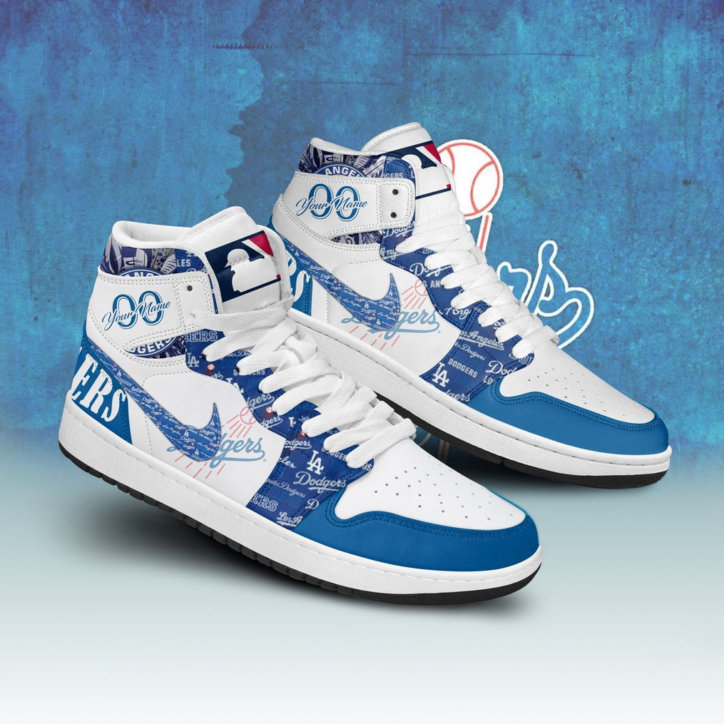 Sneakers - Custom Name Los Angeles Dodgers MLB J1