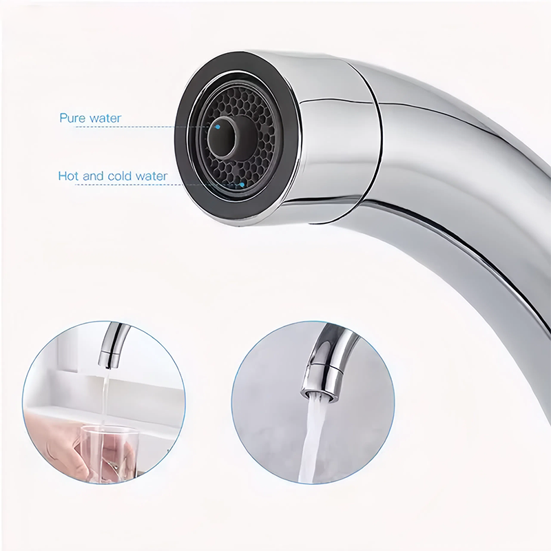 3 way tap kitchen mixer tap with filtered water lever-03