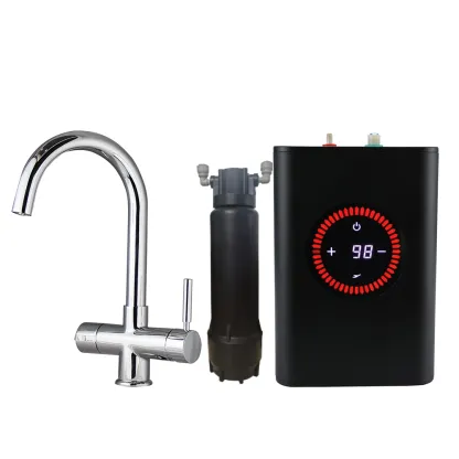 Instant Hot Water Dispenser Tank with Filtration and 3 in 1 boiling water tap​