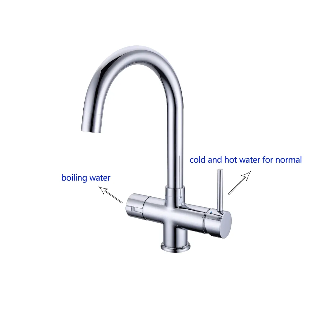Instant Hot Water Dispenser Tank with Filtration and 3 Way Boiling Water Tap-1