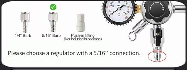 liliumfaucet CO₂ regulator connection