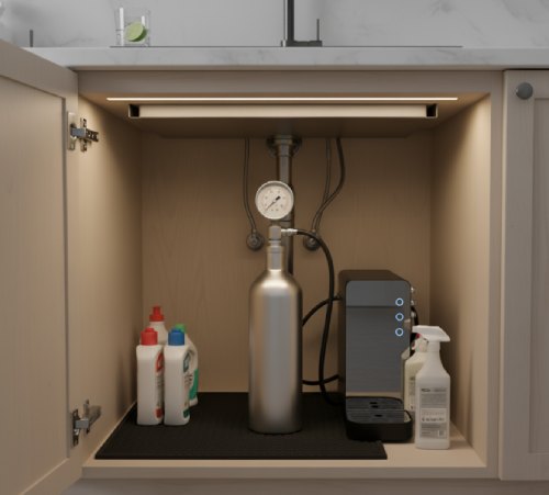 Do sparkling water dispensers use CO2 cartridges?
