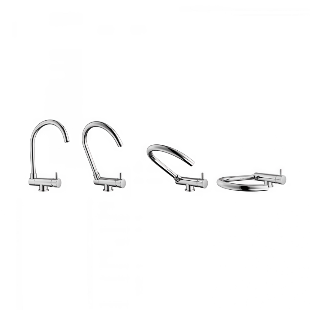 3-Way Folding Kitchen Faucet