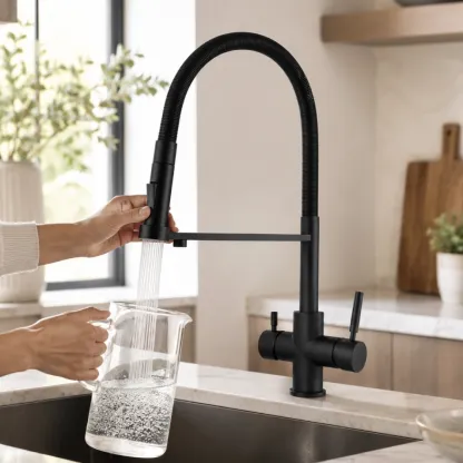 5 Way Kitchen Faucet With Pull Out 