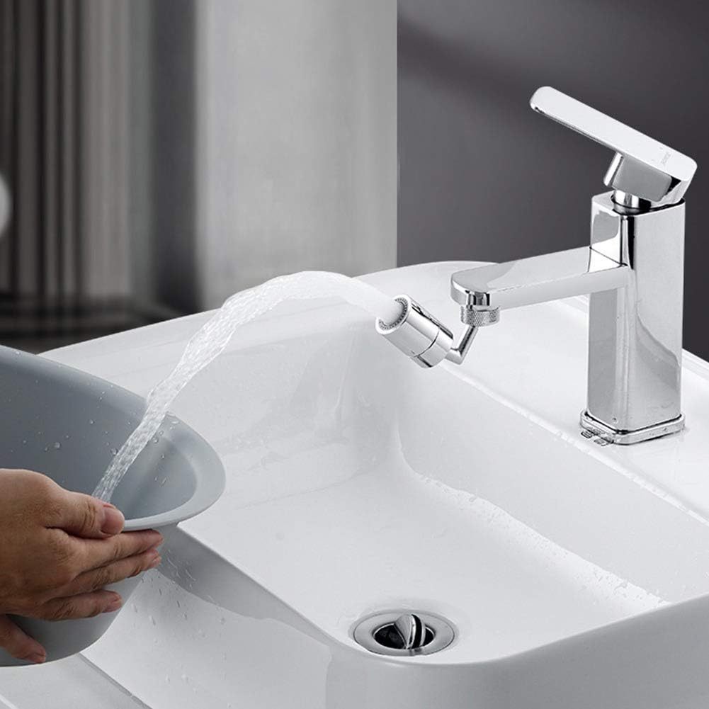 2 Pack 720 Rotation Universal Splash Filter Water Outlet Faucet