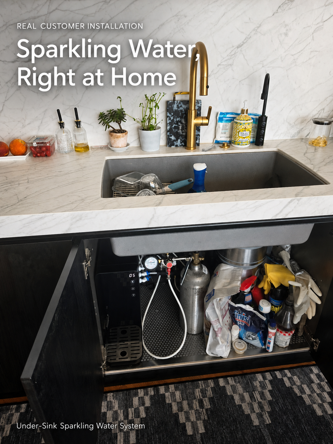 Under-sink Sparkling Water Machine Usage Feedback Report