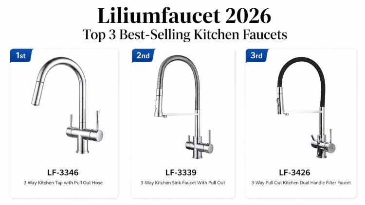 Liliumfaucet’s 3 Best-Selling Kitchen Faucets of 2026