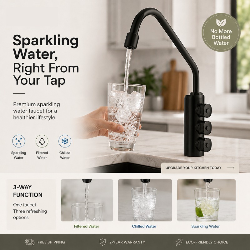 sparkling water tap