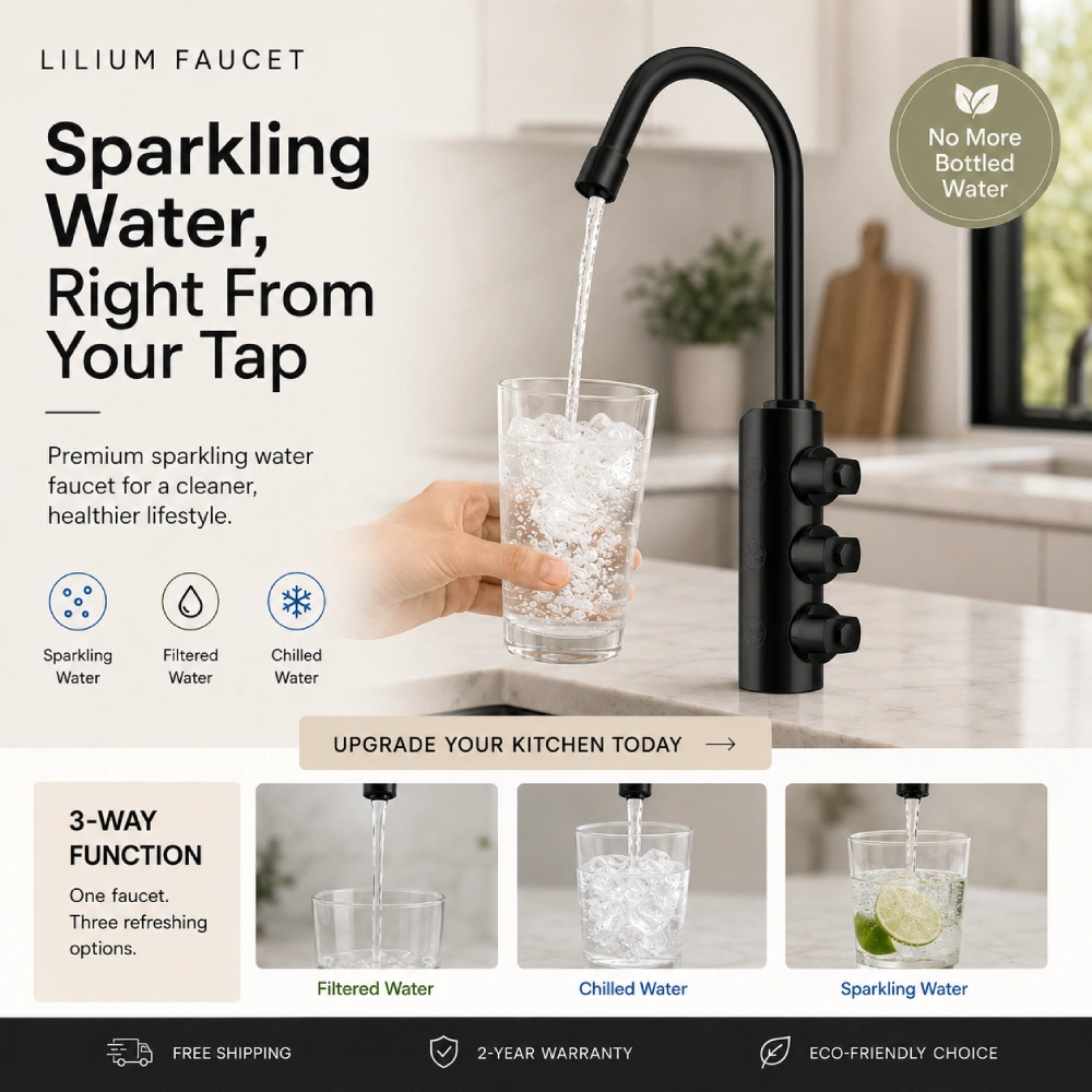sparkling water faucet