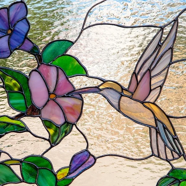 🎉Last Day Sale - 49% Off - Cardinal Stained Window Glass🦜🦜