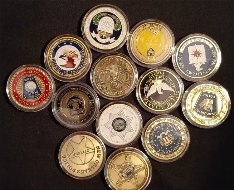 U.S. Law Enforcement Commemorative Coins  13pcs