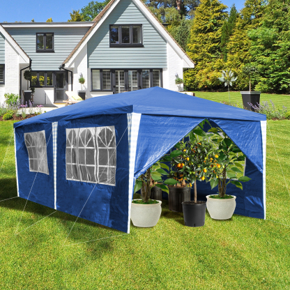 Pavillon Gewächshaus 3x6m Wasserdicht mit Seitenteilen