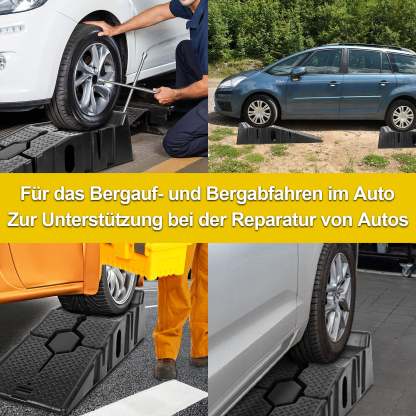 2er-Set Kunststoff Auffahrrampe bis 2.5T