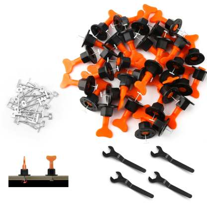 110/220Stück Fliesen Leveler Nivelliersystem Kits mit 4PCS Schraubenschlüssel