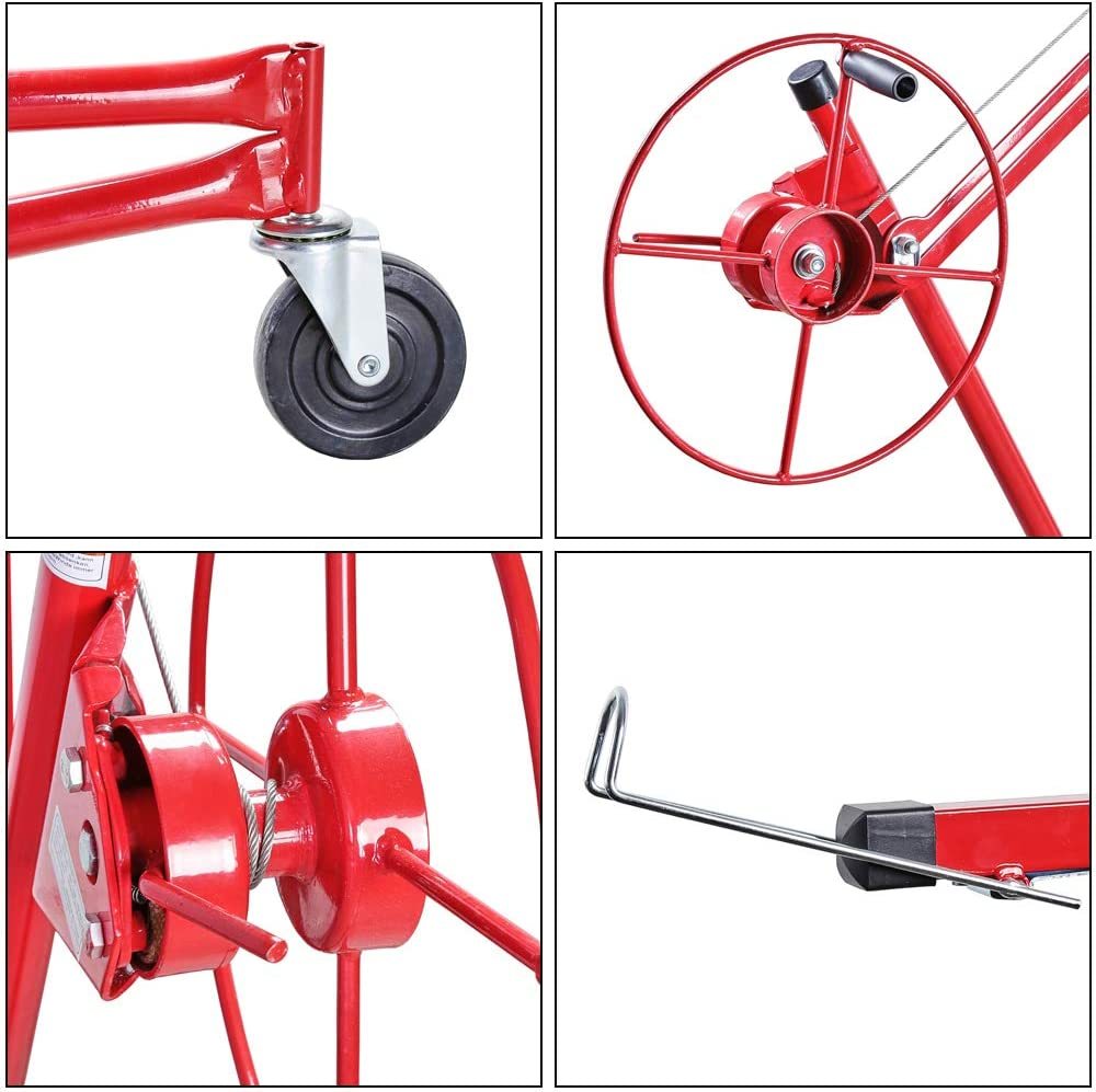 Plattenheber 68 kg Traglast klappbar höhenverstellbar 140 cm -350 cm