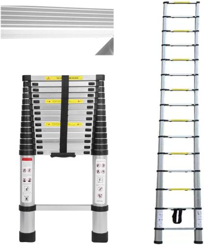 Schiebeleitern Teleskopleiter Klappleiter 4,4m Gerade Leiter