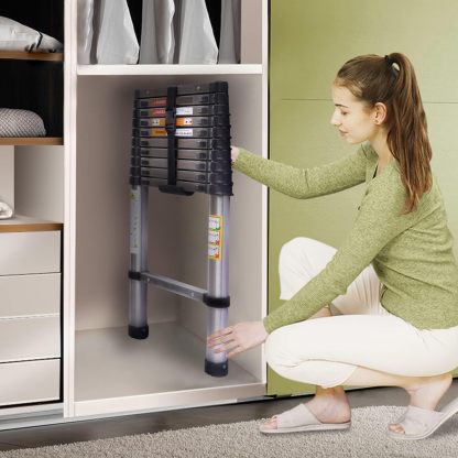 Teleskopleiter Klappleiter 3.2m Gerade Leiter