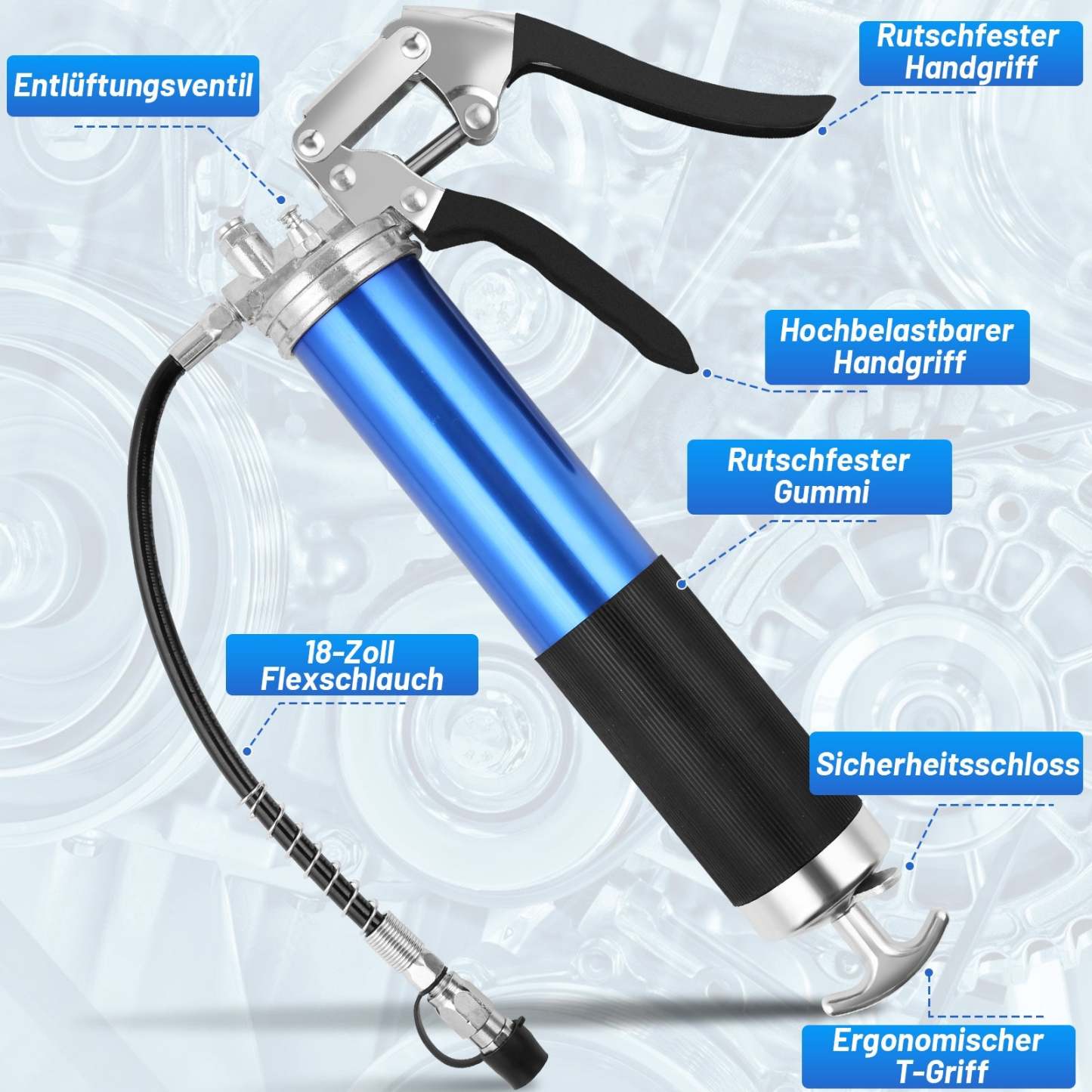 Fettpresse Handhebelfettpresse Pistolenfettpresse