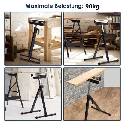 Rollenbock 68-108CM Höhenverstellbar klappbar