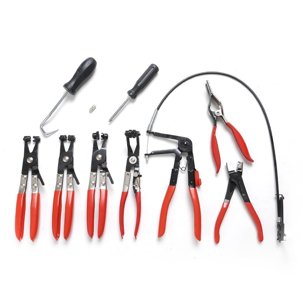 11tlg Schlauchklemmenzange mit Tragekoffer