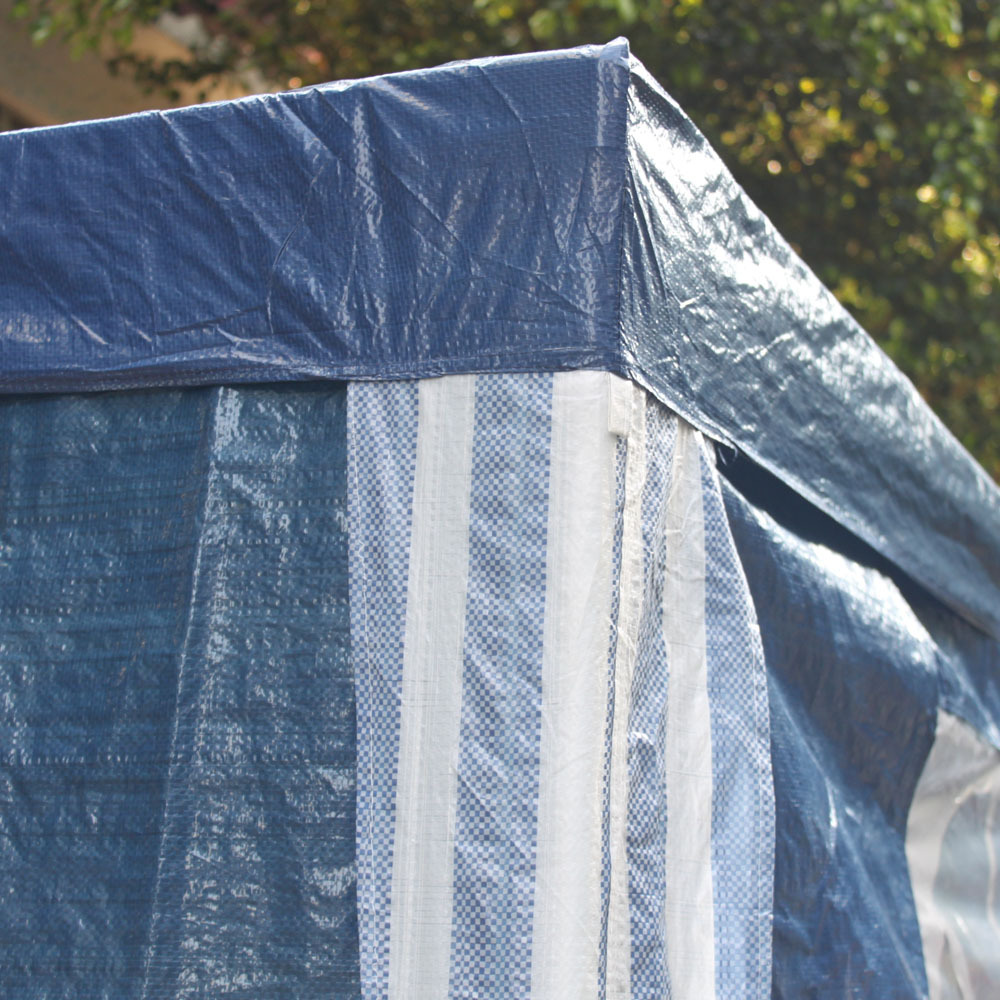 Pavillon Gewächshaus 3x6m Wasserdicht mit Seitenteilen