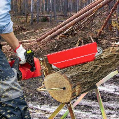 Sägebock mit Kettensägenständer Max. Belastung 150 kg