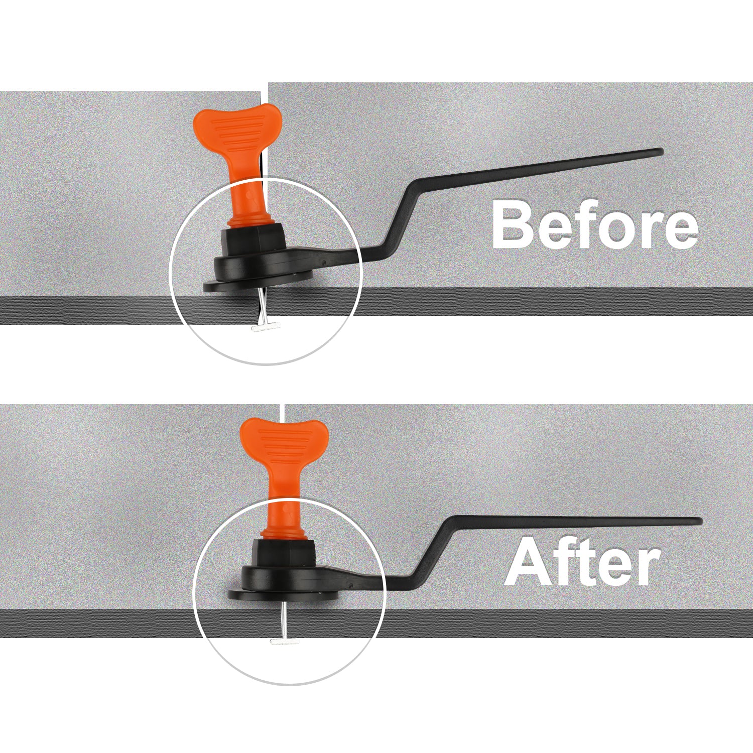 110/220Stück Fliesen Leveler Nivelliersystem Kits mit 4PCS Schraubenschlüssel