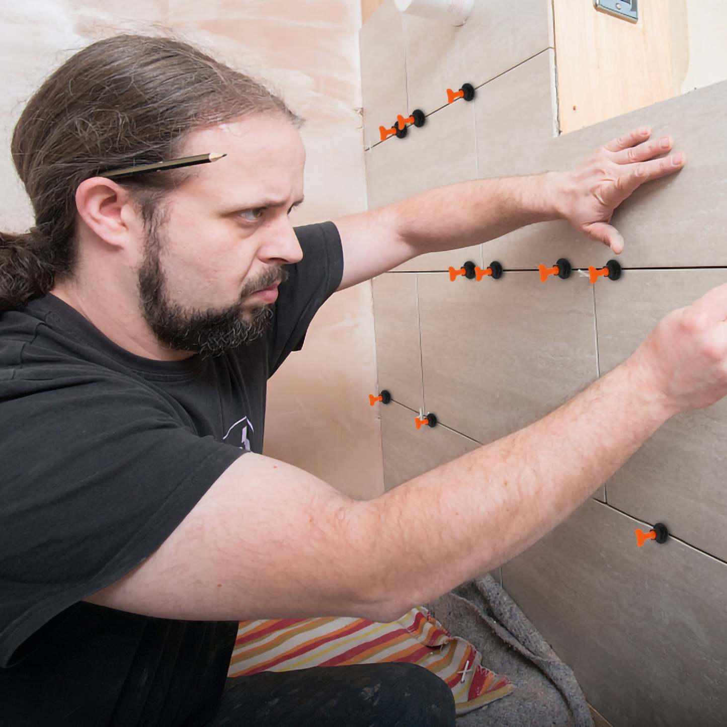 110/220Stück Fliesen Leveler Nivelliersystem Kits mit 4PCS Schraubenschlüssel