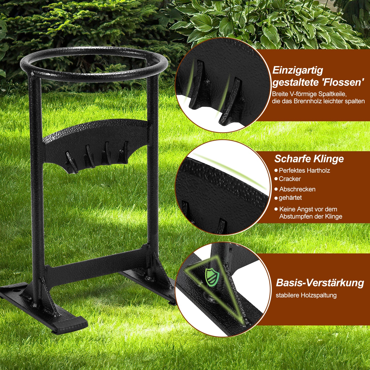 Holzspalter Brennholzspalter Manueller Tragbarer