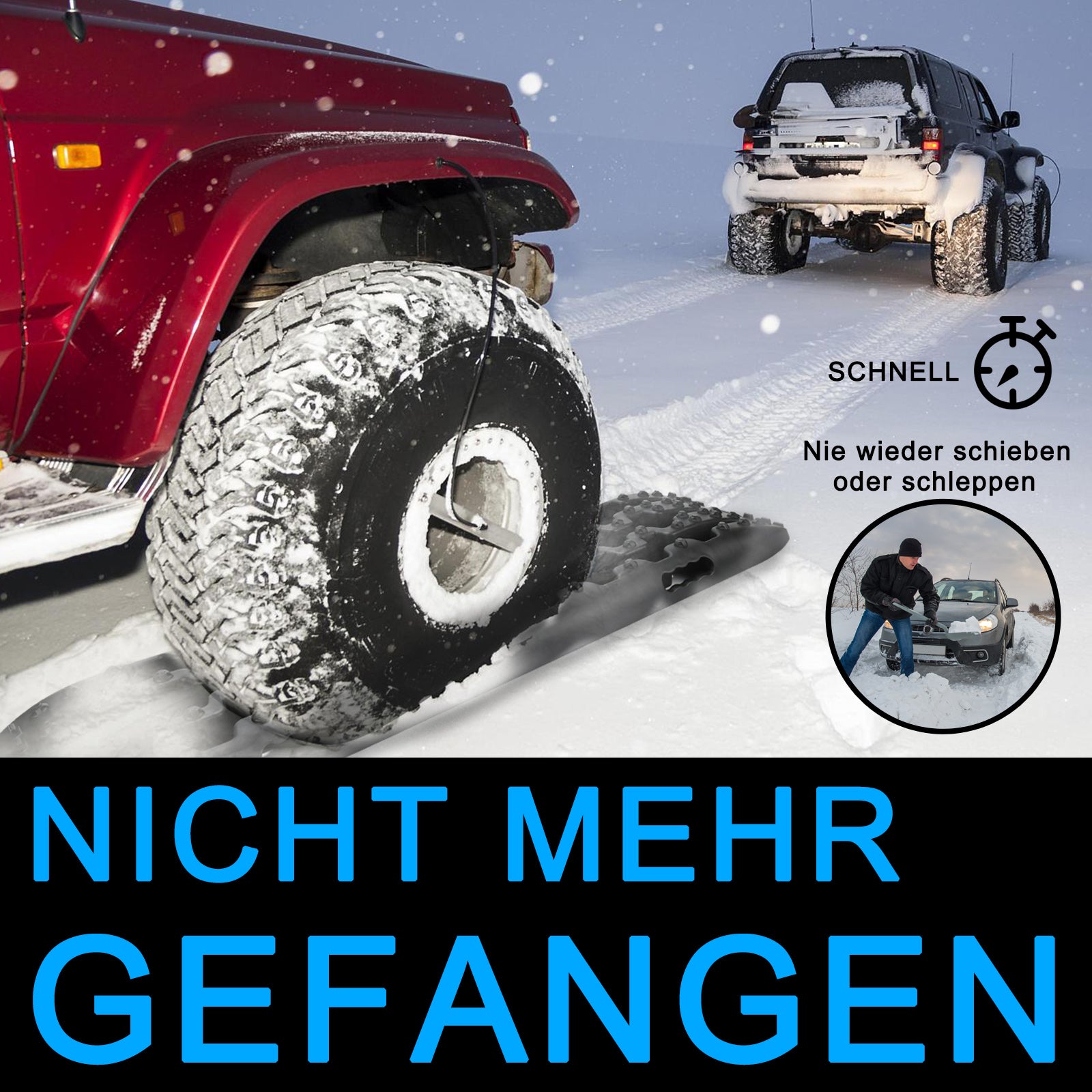 Anfahrhilfe Recovery Board Offroad Tracks 2 Stück
