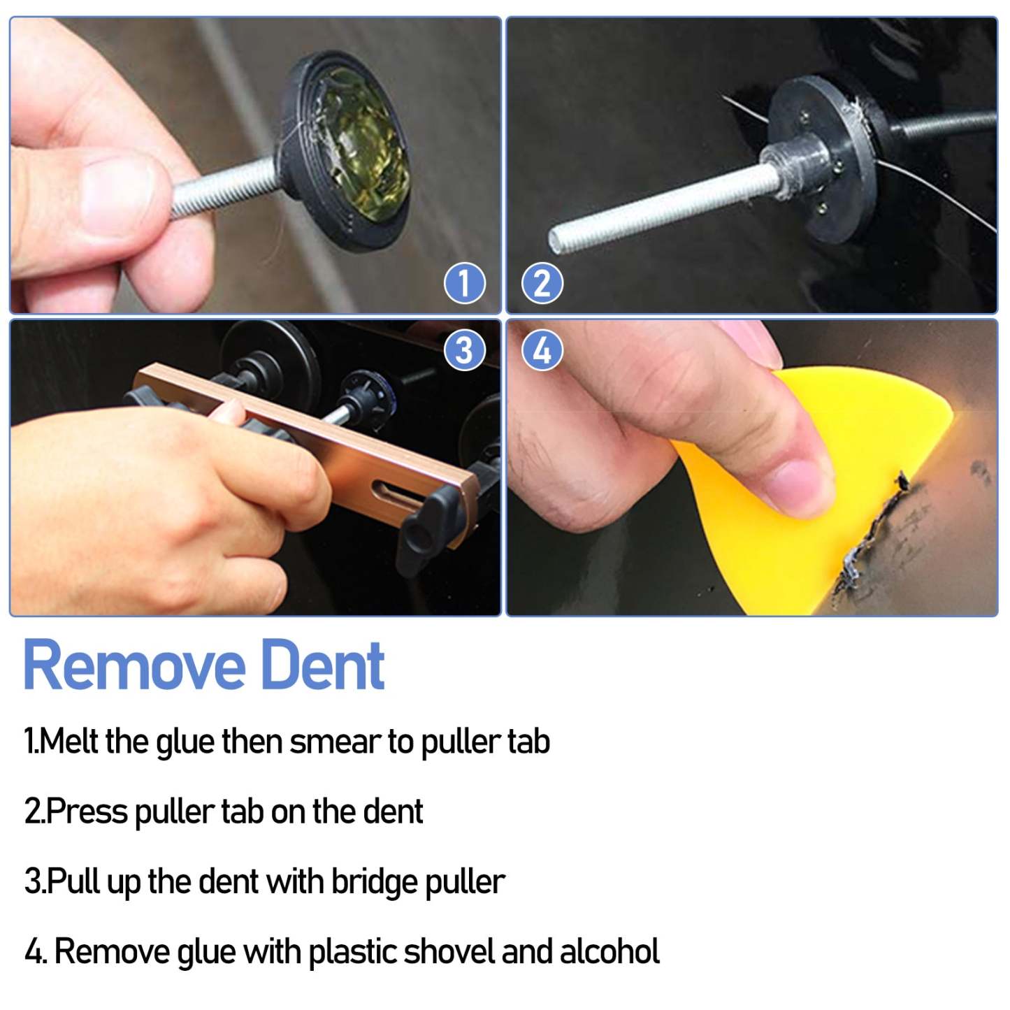 57tlg Ausbeulwerkzeug Dellen Reparatur Set Auto