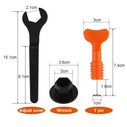 110/220Stück Fliesen Leveler Nivelliersystem Kits mit 4PCS Schraubenschlüssel
