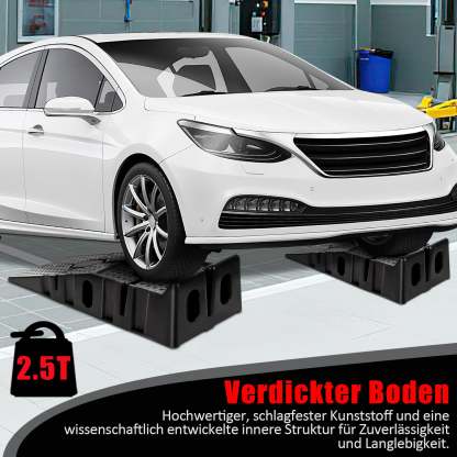 2er-Set Kunststoff Auffahrrampe bis 2.5T